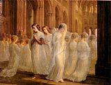 Communion Canvas Paintings - Le Poeme de l'ame - Premiere communion